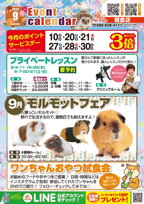 高知朝倉店のイベント案内