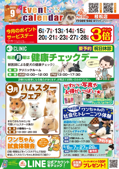 松山枝松店のイベント案内