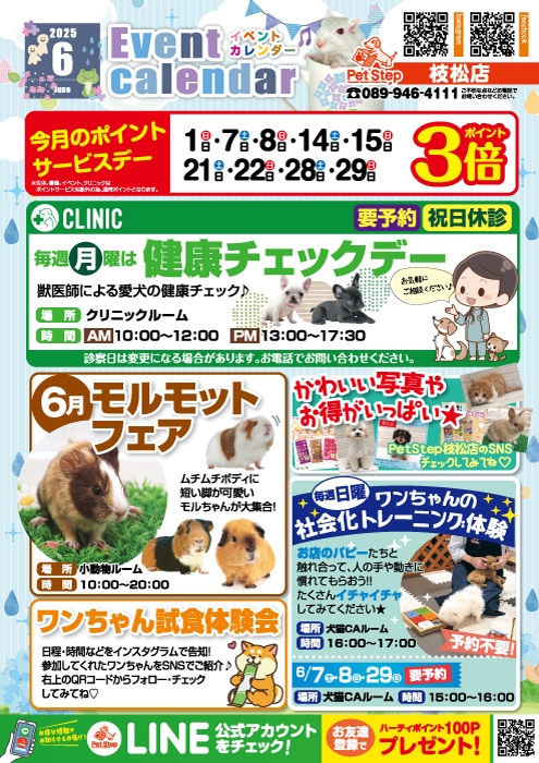 松山枝松店のイベント案内